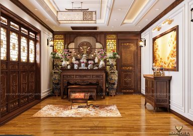 Gợi ý thiết kế phòng thờ Quan Âm Bồ Tát hợp phong thuỷ