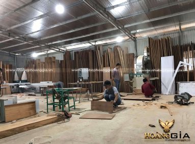 Xưởng sản xuất thi công nội thất gỗ uy tín, chất lượng