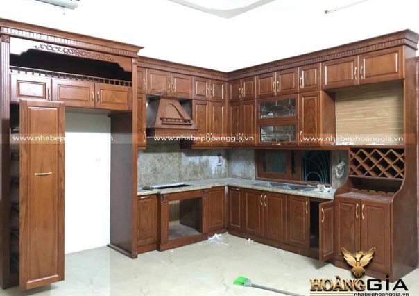 Dự án thi công tủ bếp nhà anh Hùng (Đông Anh, Hà Nội)