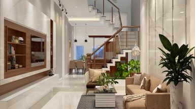 06 mẫu thiết kế cầu thang phòng khách đầy ấn tượng