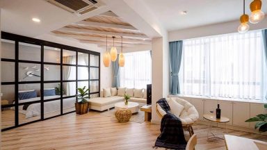 Mẫu thiết kế nội thất căn hộ chung cư 72m2 đầy ấn tượng