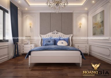 Mẫu thiết kế nội thất phòng ngủ đẹp tân cổ điển TCĐ 30