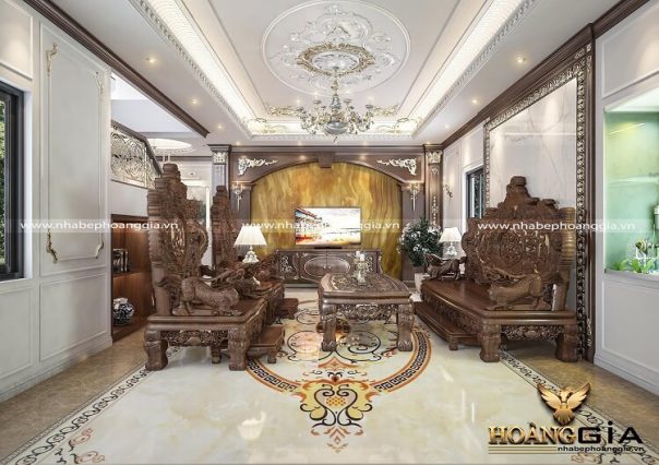Dự án thiết kế thi công nội thất khách bếp nhà anh Trung (Hà Nam)