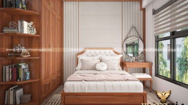 Gợi ý 10 mẫu thiết kế phòng ngủ 16m2 đẹp tiện nghi