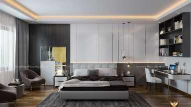 Top 10 mẫu thiết kế phòng ngủ 30m2 đẹp sang trọng