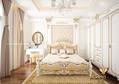 Mẫu thiết kế phòng ngủ đẹp tân cổ điển PNTCD 17