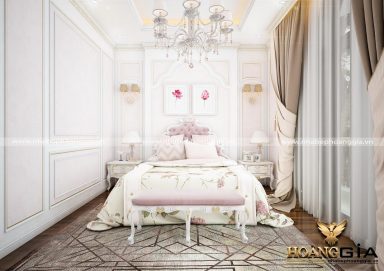 Mẫu thiết kế phòng ngủ phong cách tân cổ điển PNTCD 18