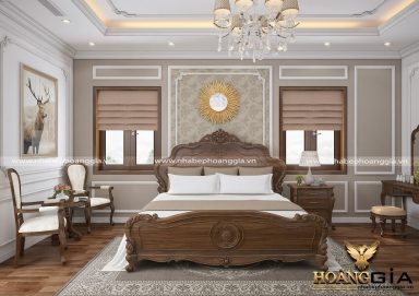 Mẫu thiết kế phòng ngủ đẹp phong cách tân cổ điển PNTCD 20