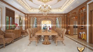 Top 5 mẫu phòng ăn tân cổ điển xu hướng mới nhất 2025